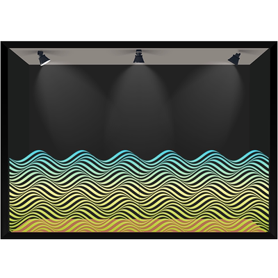 几何波纹静电玻璃贴膜