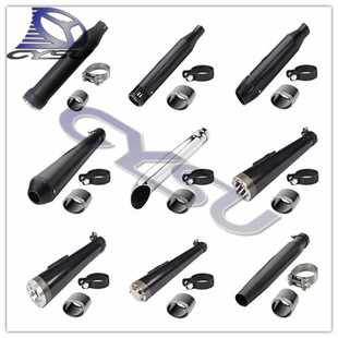 适用于大韩轻骑晓星 GV300S改装排气管 复古改装直排尾段无损直装