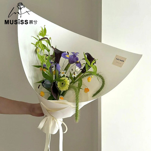 157克加厚卡纸包花硬挺纸牛皮包装纸鲜花花束材料花艺手工diy资材