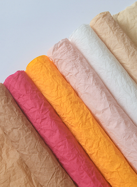 花束包装纸雪奈纸防水褶皱手揉鲜花包花纸花店花艺手工diy材料