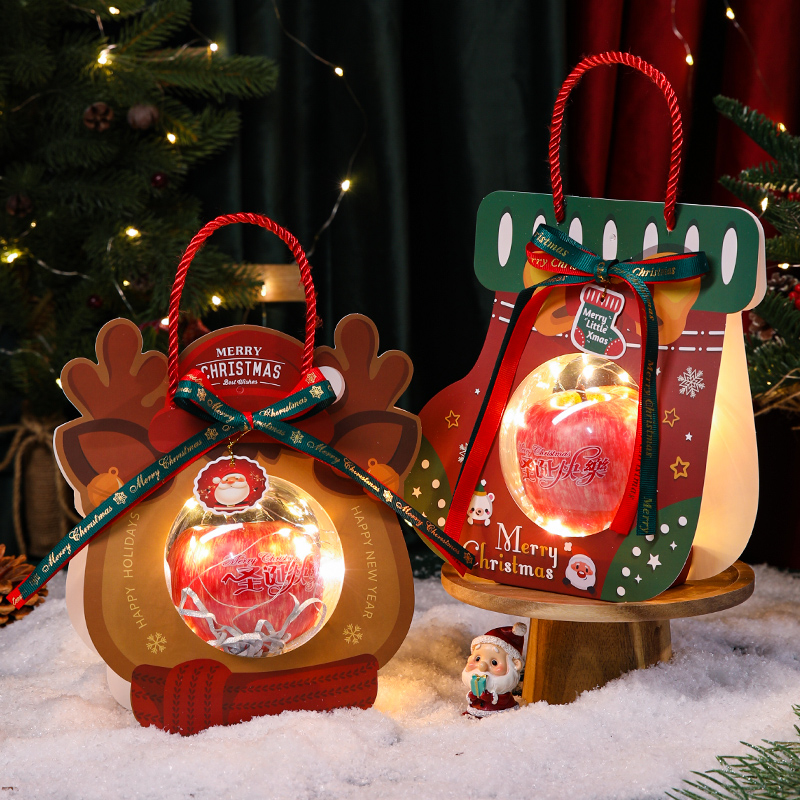 圣诞苹果盒平安夜儿童平安果