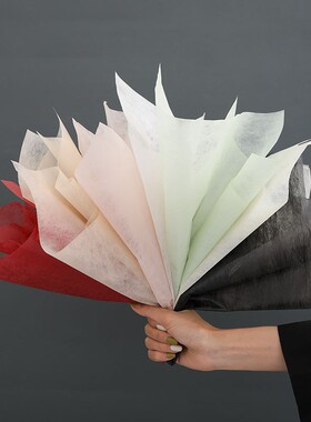 牛奶棉鲜花花束包装纸包花纸抽取式棉纸花艺内衬纸幼创材料资材