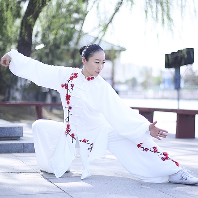 高档马蕾太极黑色春夏女式新款太极服武术服高档表演比赛服练功服