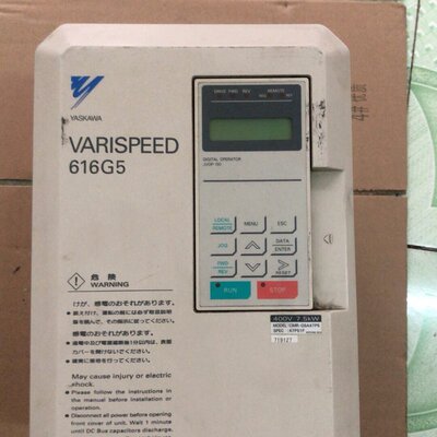 议价YASKAWA安川CIMR-G5A47P5变频器7.5千瓦可维修