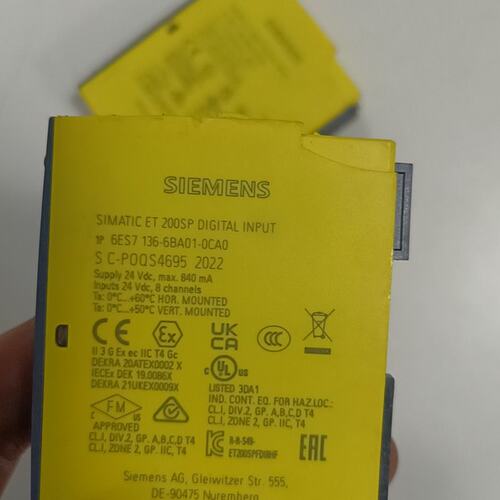 议价ET200SP数字输入模块6ES7 136-6BA01可维修