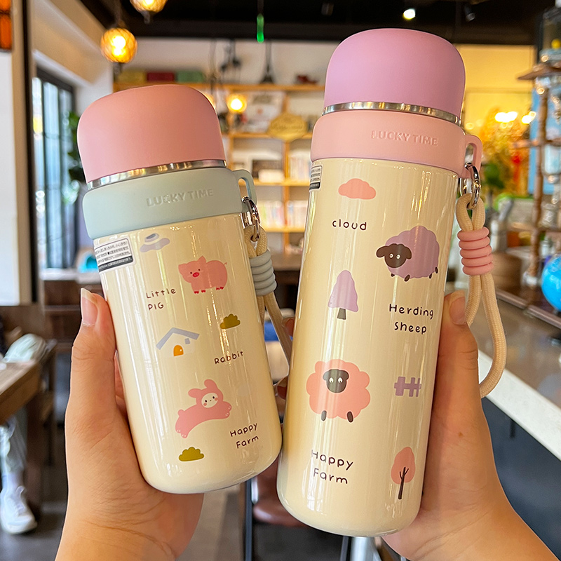 保温杯女生高颜值316不锈钢水杯