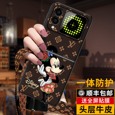 匠恒华为pocket2手机壳真皮一体