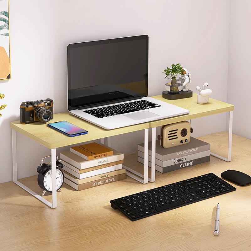 脑显示器增高架办公室台式屏电幕抬高垫高托架办公桌面收纳置物架