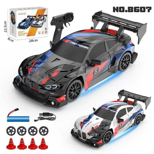 RCG迷你遥控赛车2.4G四驱高速漂移车ae86充电遥控汽车TR仿真车模