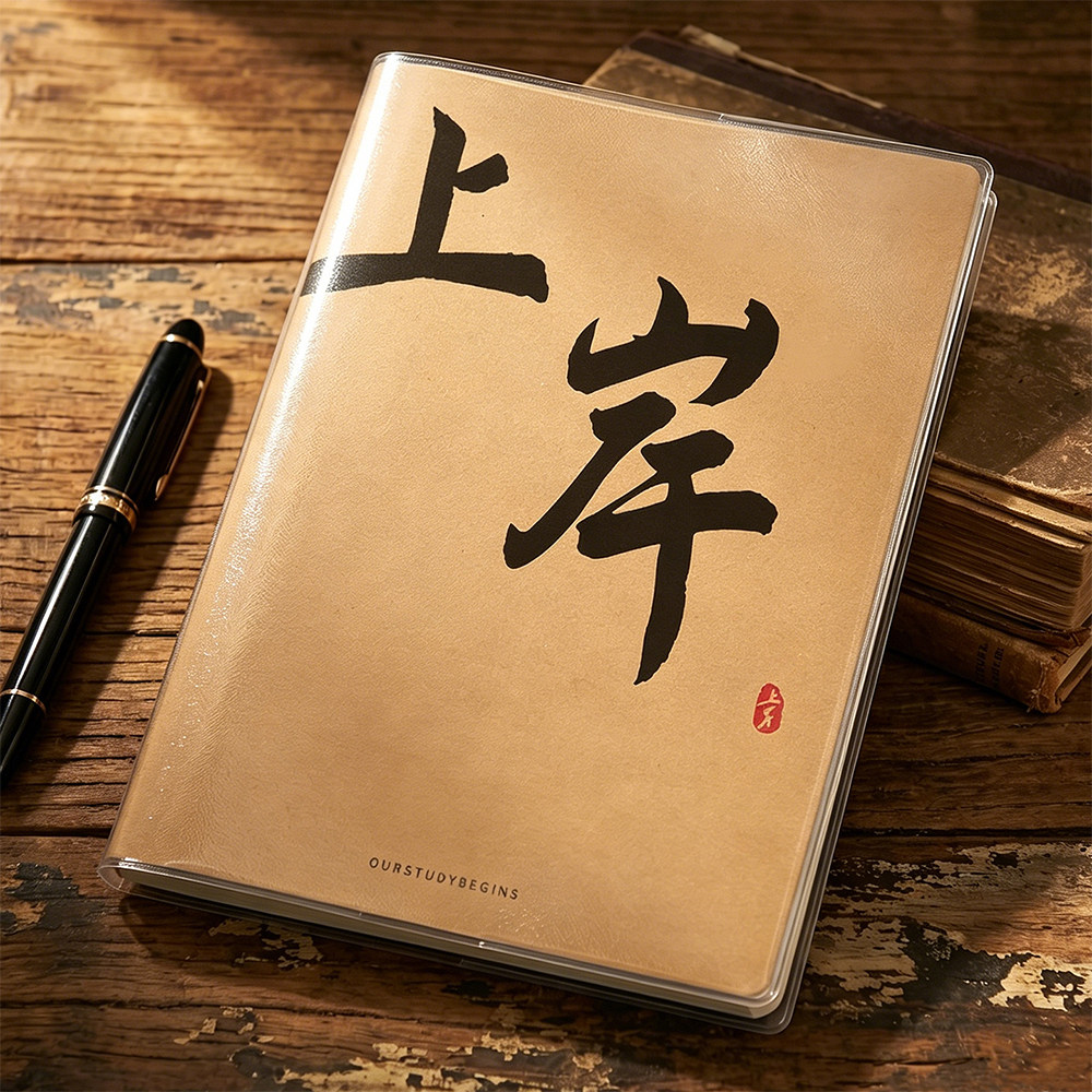 上岸复古汉字A5记事本EVA材质