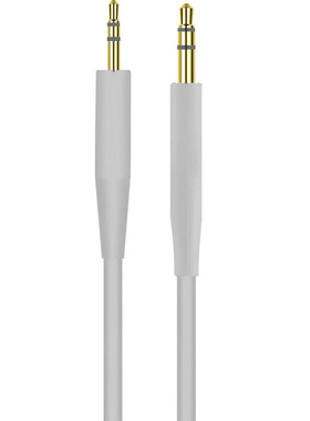适用bose耳机线qc35连接线二代博士700 OE2 AE2对录线3.5转2.5音频线 灰色【无唛】