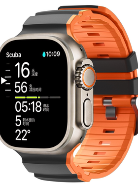 适用iwatch11表带S9苹果S10手表S8野径Applewatch9运动SE智42/38/44/41/49/40mm能8男S7腕带3高级ultra2女S6