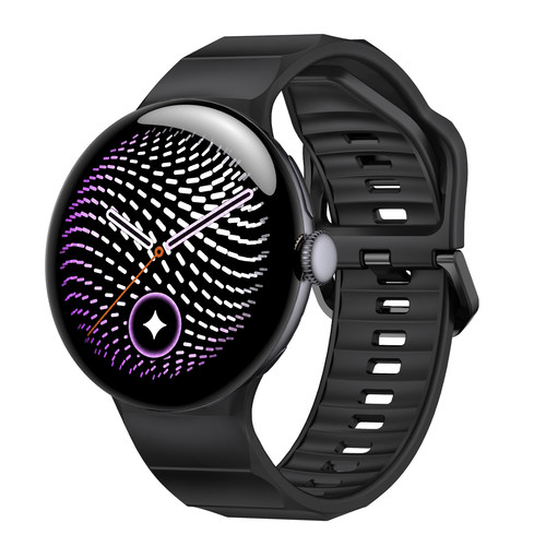 适用于谷歌watch5肤感波浪纹表带
