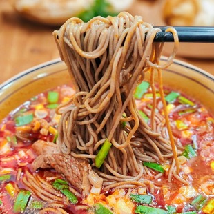 陕西淳化饸饹荞面荞饸饹麦面蓝田杂粮荞面饸饹挂面营养免煮速食