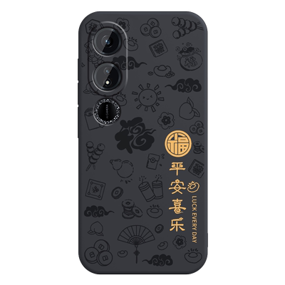适用荣耀WDY一AN00手机壳华为WDYAN00保护套WDYANOO型号ANOO新款硅胶WD丫全包防摔外壳软畅玩40男女平安喜乐
