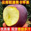 包邮 云南昭通黑卡苹果黑钻苹果黑苹果罕见苹果水果当季 整箱10斤