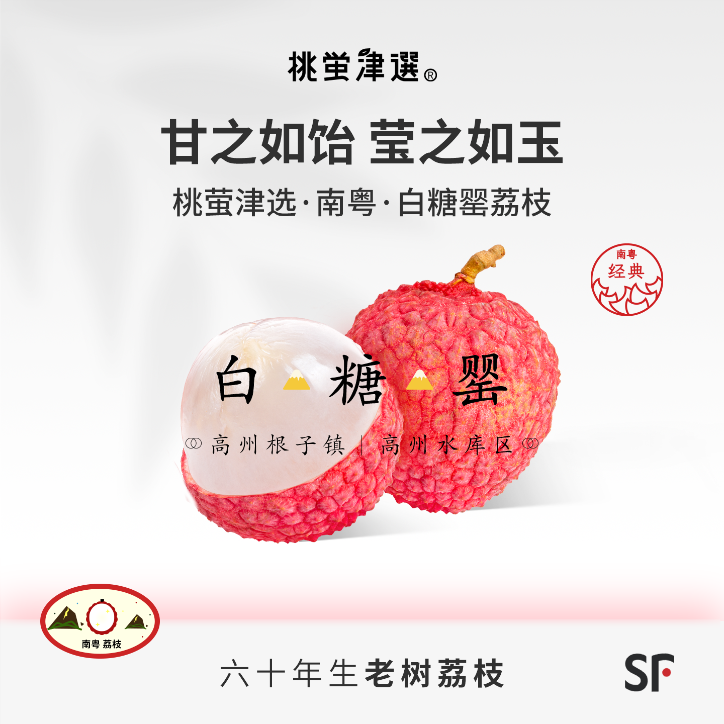高州特级60年老树白糖罂礼盒装