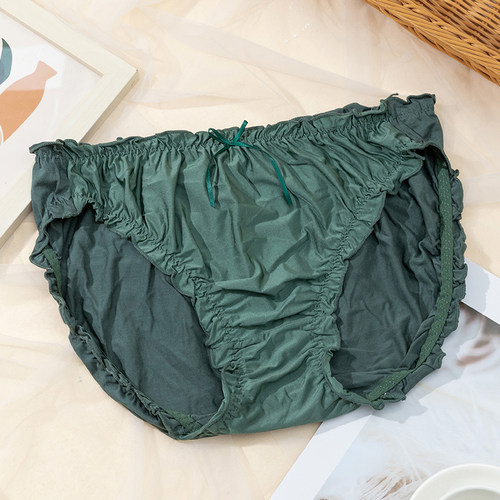 大码莫代尔中腰女士内裤日系薄款