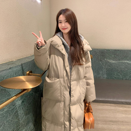 宽松显瘦90白鸭绒羽绒服