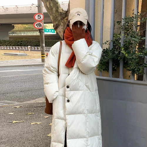 加厚百搭羽绒服外套女