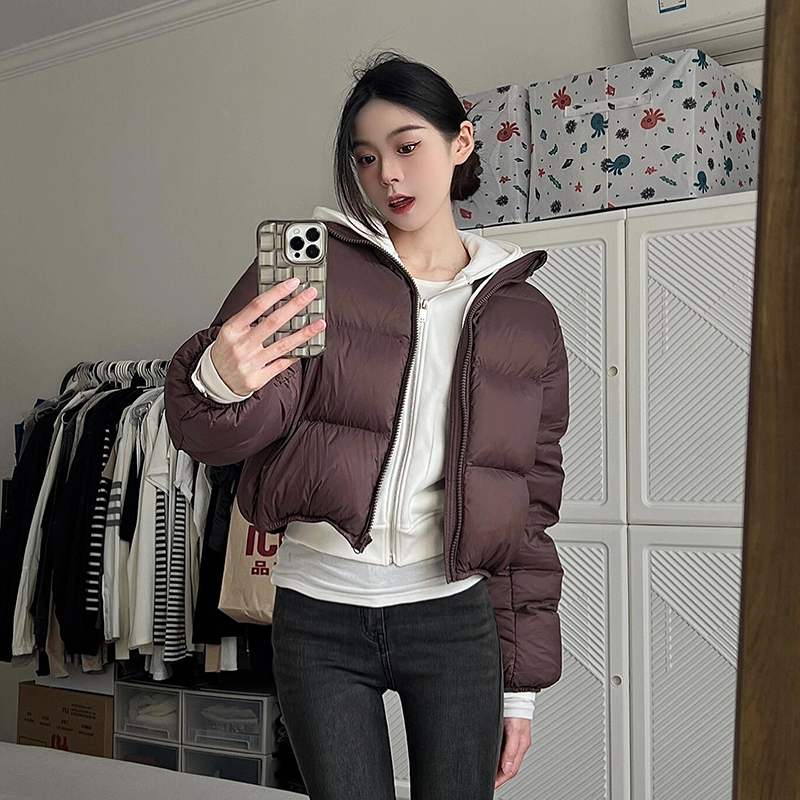 加厚90白鸭绒羽绒服外套