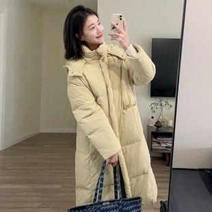 百搭炸街外套 高级感宽松韩版 90白鸭绒奶黄羽绒服女2025秋冬季 新品