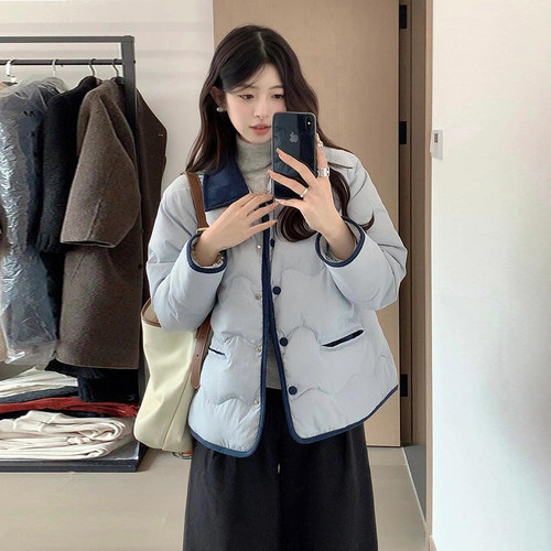 新中式90白鸭绒羽绒服外套