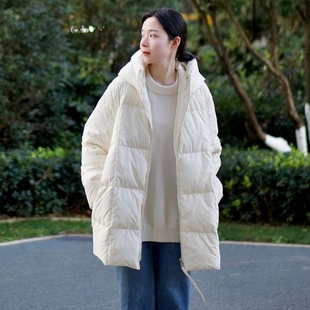 设计小众外套 宽松韩版 高级感气质奶呼呼羽绒棉服女2025秋冬季 新款
