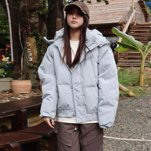 宽松韩版加厚羽绒棉服外套