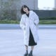 高级感设计小众中长款 90白鸭绒白色羽绒服女2025秋冬季 新款 外套潮
