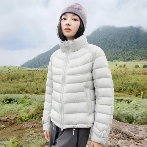 泡芙立领90白鸭绒羽绒服女冬新款
