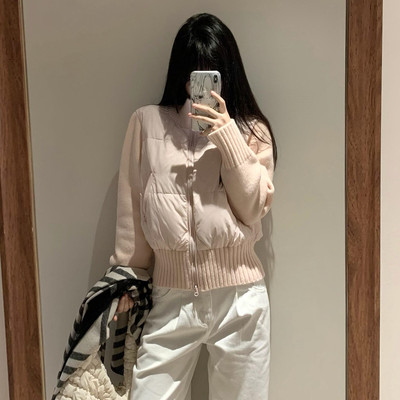 高级感可内搭针织羽绒棉服