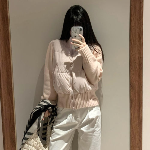 高级感可内搭针织羽绒棉服