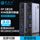 DP1.4版 二进二出KVM切换器4k120Hz双屏扩展2进1分配器8K超高清电脑主机笔记本共用键盘鼠标dp8k显示器共享器