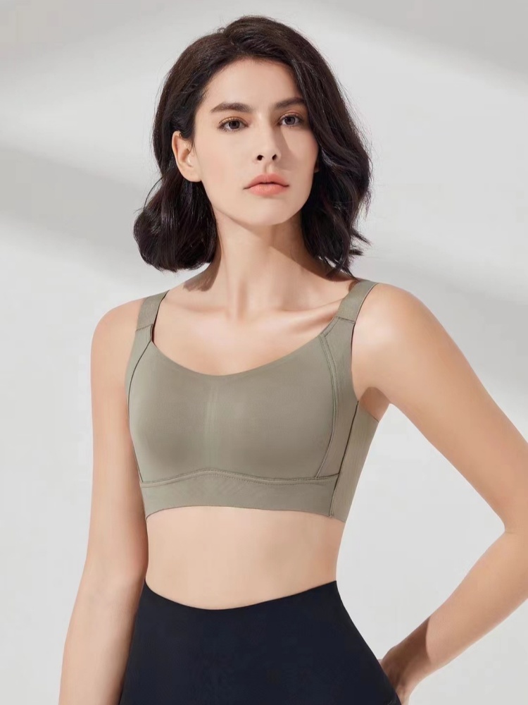 普岚度无痕运动内衣女大胸显小