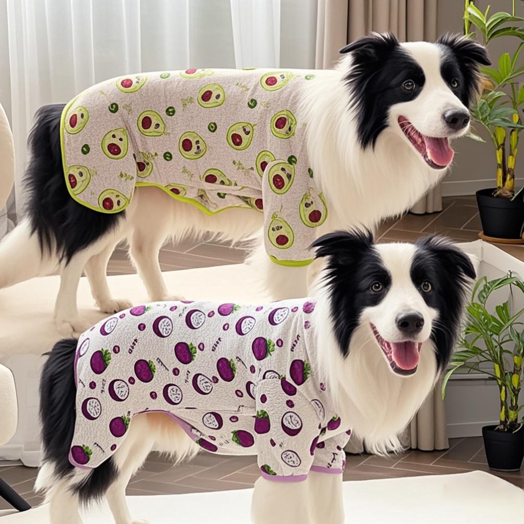 边牧大狗狗衣服网眼透气夏季薄款四脚衣金毛拉布拉多哈士奇防晒衣