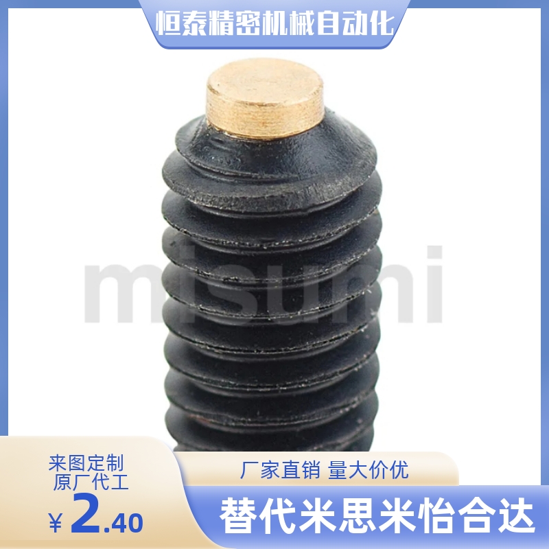 止动螺丝TDA01-M6 M8 M10 M12-L8 L10 L12 L16 L20 L25 L30 L35