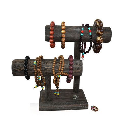 实木收纳摆摊首饰展示架