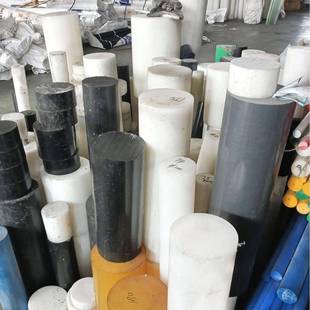 白色圆柱实心板加工pa高强度尼龙棒可零切棒材PEEK塑料耐磨