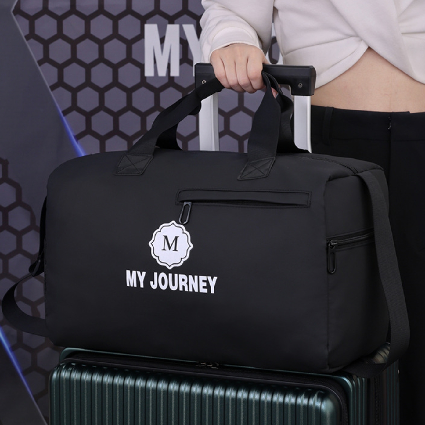 新款干湿分离健身包外出旅行收纳