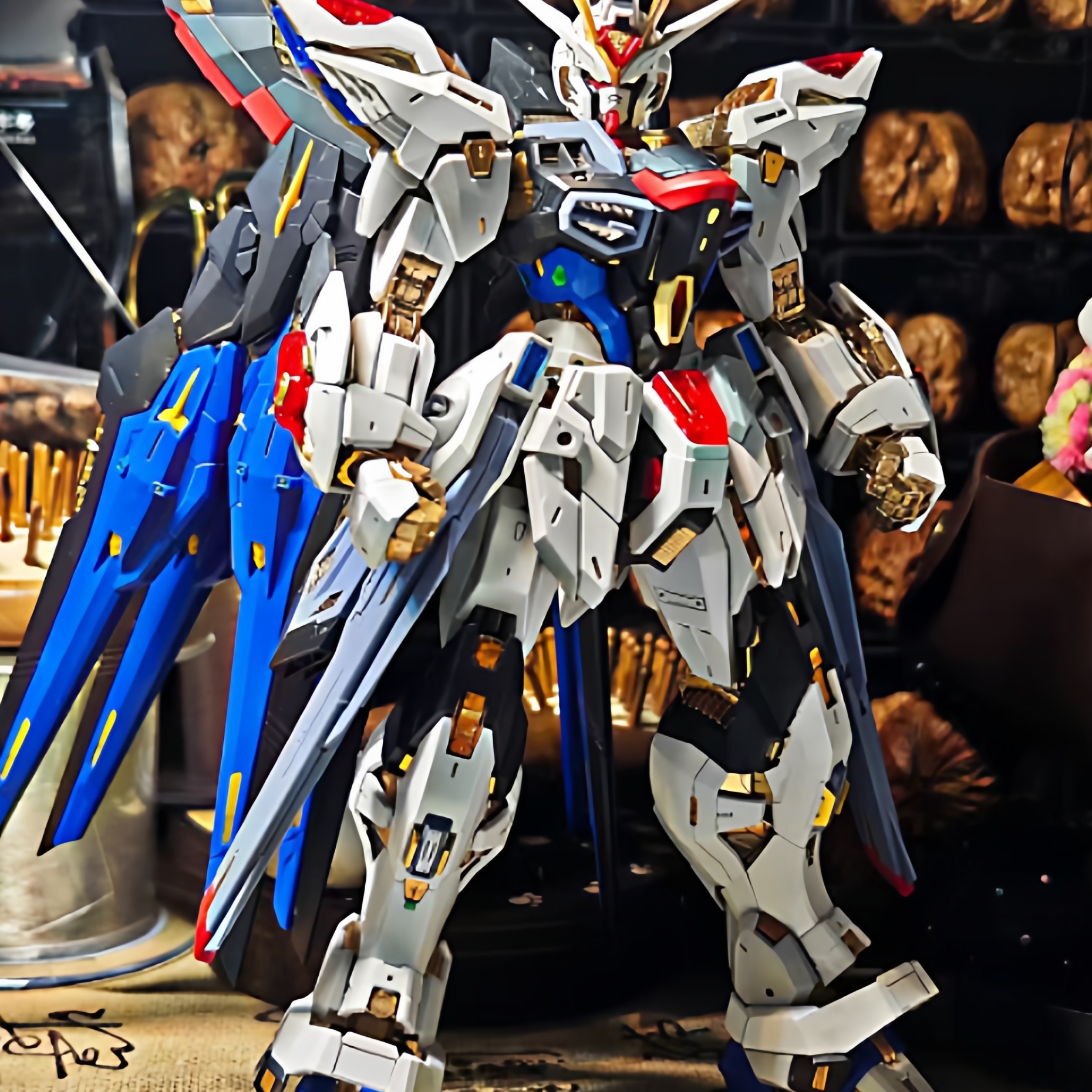 高达模型MG拼装强袭自由独角兽机甲手办玩具男孩补件HG拼装模型