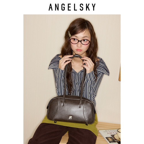 ANGELSKY秋冬新款腋下棒球包