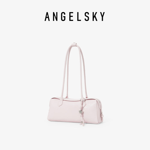 ANGELSKY夏季新款麂皮绒面腋下包