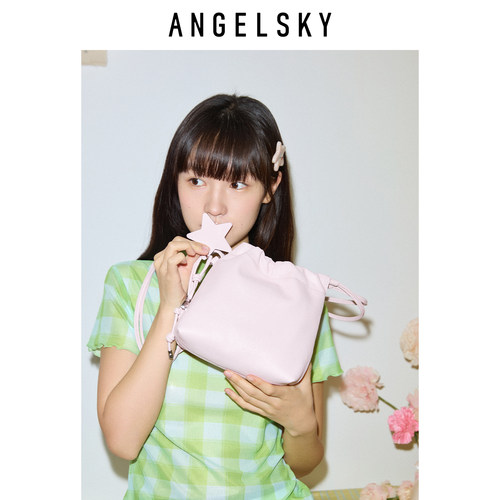 ANGELSKY初秋斜挎星星水桶包