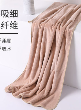 日本FLT Baby绒加厚浴巾男女家用比纯棉吸水速干加大不掉毛毛浴巾