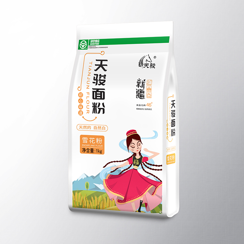 天骏面粉新疆塔城1kg劲道水饺