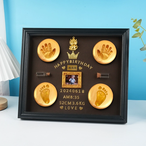 Детские отпечатки рук и ног для новорожденных, памятная чернильная подушечка, памятный отпечаток рук, детская фоторамка, хваталка