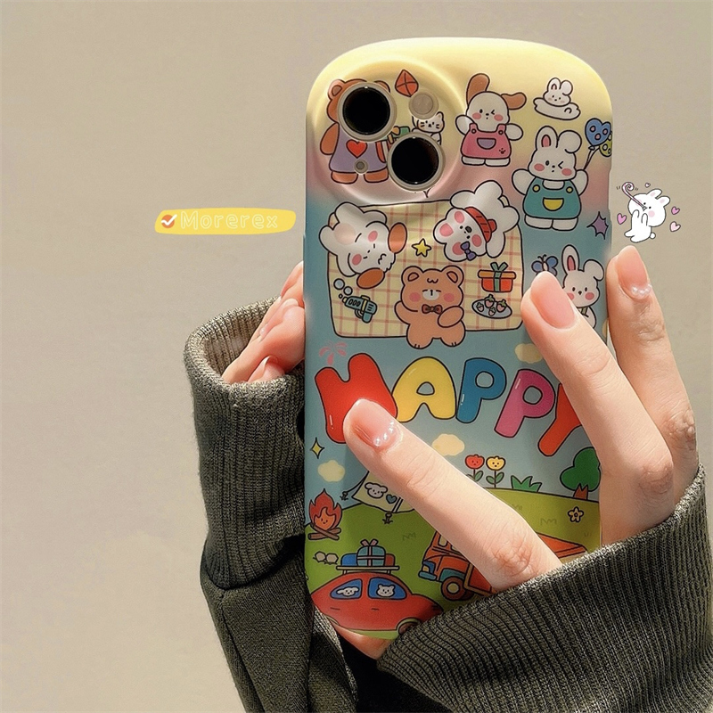 趣味卡通可爱动画适用苹果16ProMax手机壳创意iPhone13新款12女款14pro超萌11小众13pro防摔涂鸦全包保护套软