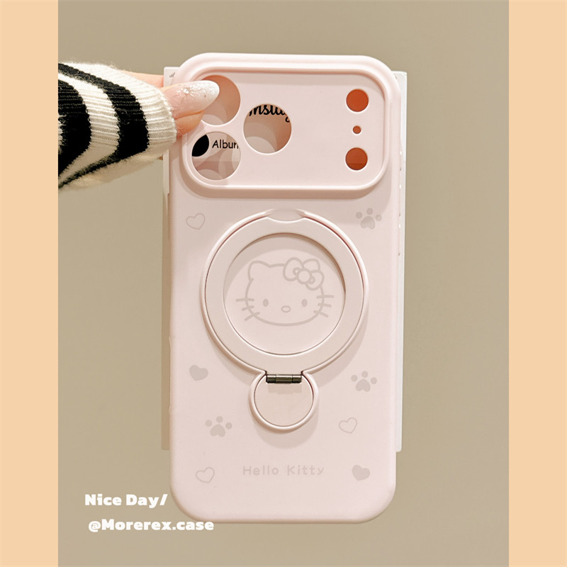 MoreRex液态硅胶kitty猫360旋转支架适用苹果17手机壳iphone16promax新款17pro全包14防摔保护套13可爱15女款,3C数码配件,手机保护套/壳,淘宝优惠券,粉丝福利购,淘宝优惠卷