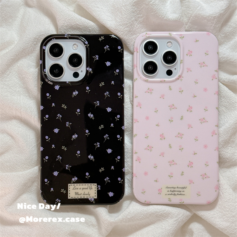韩风简约郁金香花朵适用苹果17pro手机壳iphone15保护套14双层13新款16promax女款15pro小众高级感12防摔外壳